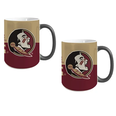 Florida State Seminoles Two-Pack Reveal Mug Set