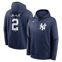 Men's Nike Derek Jeter Navy New York Yankees Player Name & Number Club Pullover Hoodie