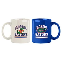 Florida Gators 2-Pack 15oz. Checkered Wordmark Mug Set