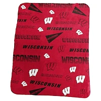 Wisconsin Badgers 50" x 60" Classic Fleece Blanket