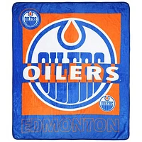 Edmonton Oilers 50" x 60" Raschel Blanket