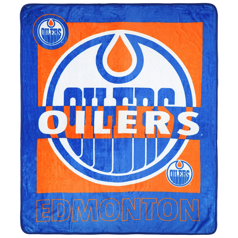 Edmonton Oilers 50" x 60" Raschel Blanket