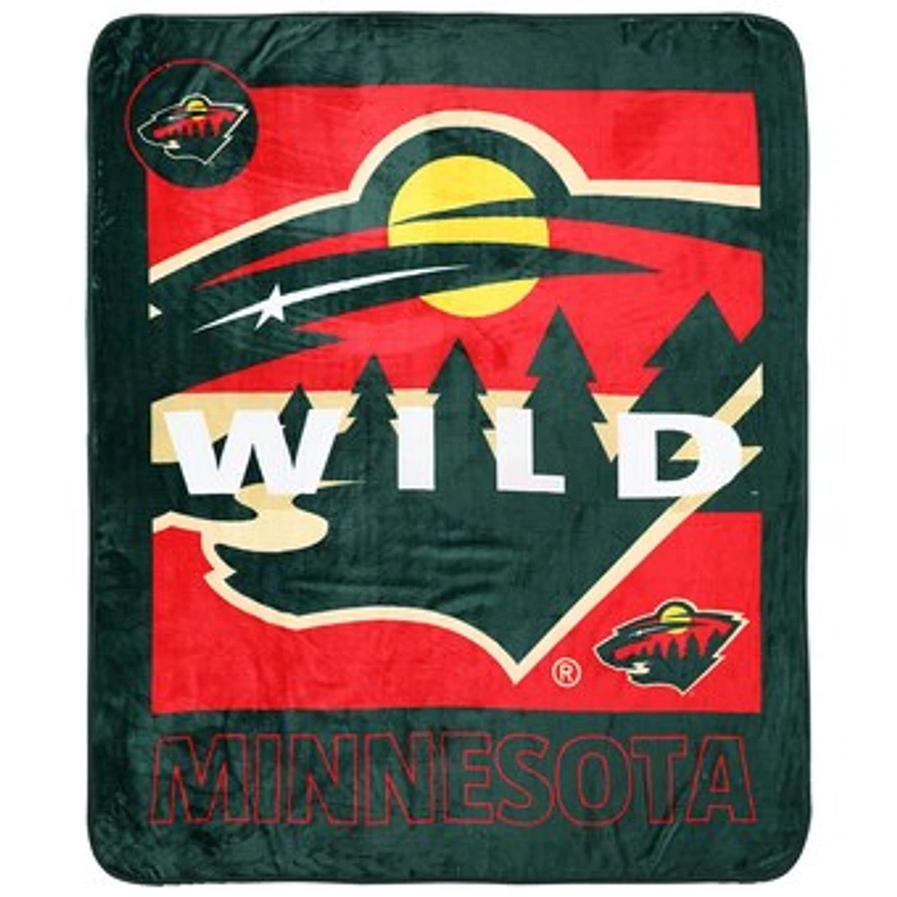 Minnesota Wild 50'' x 60'' Raschel Blanket