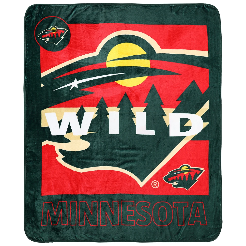 Minnesota Wild 50'' x 60'' Raschel Blanket