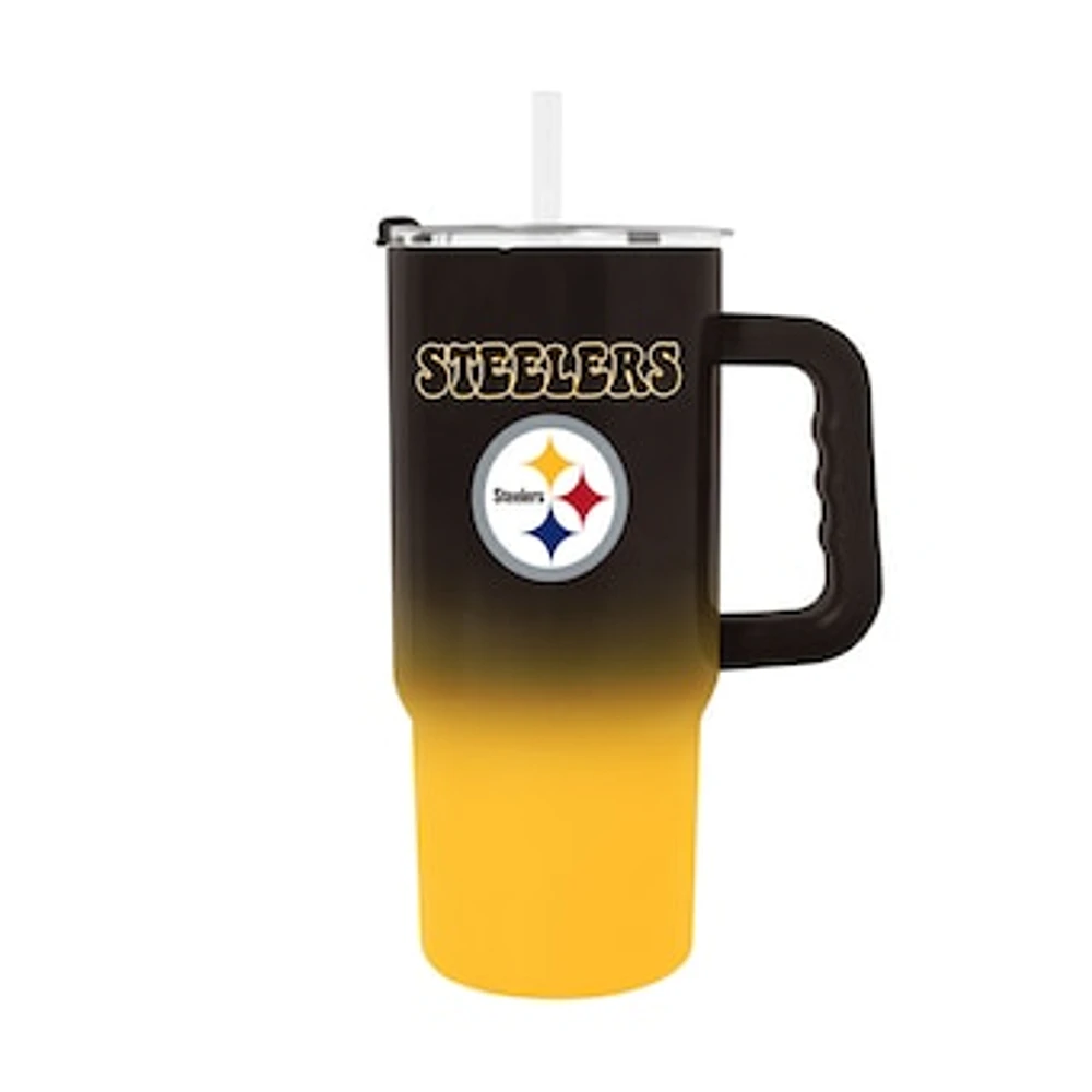 Pittsburgh Steelers 24oz. Ombre Stainless Steel Tumbler