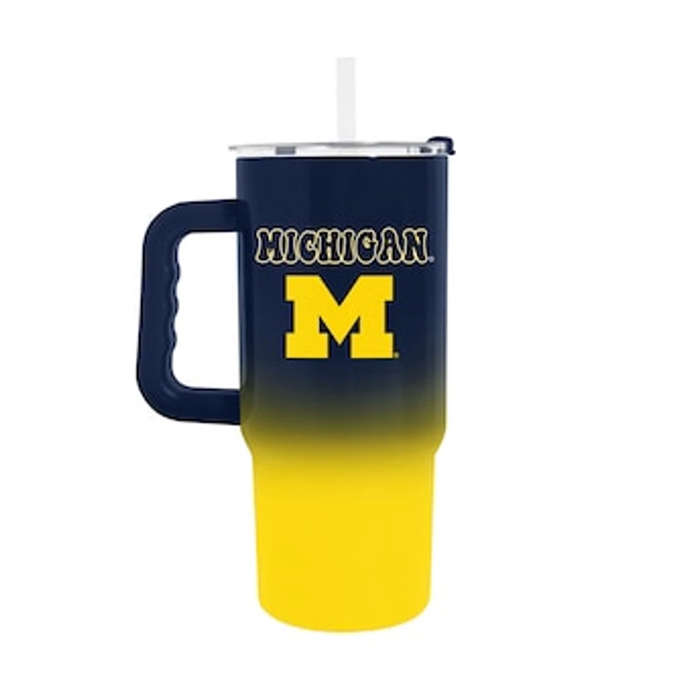 Michigan Wolverines 24oz. Ombre Stainless Steel Tumbler