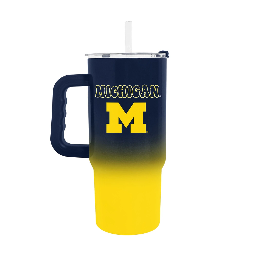 Michigan Wolverines 24oz. Ombre Stainless Steel Tumbler