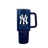 New York Yankees 40oz Checkered Stainless Steel Tumbler