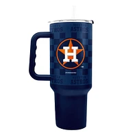 Houston Astros 40oz. Checkered Stainless Steel Tumbler