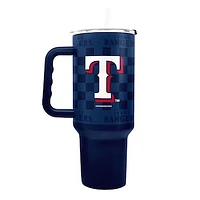 Texas Rangers 40oz. Checkered Stainless Steel Tumbler