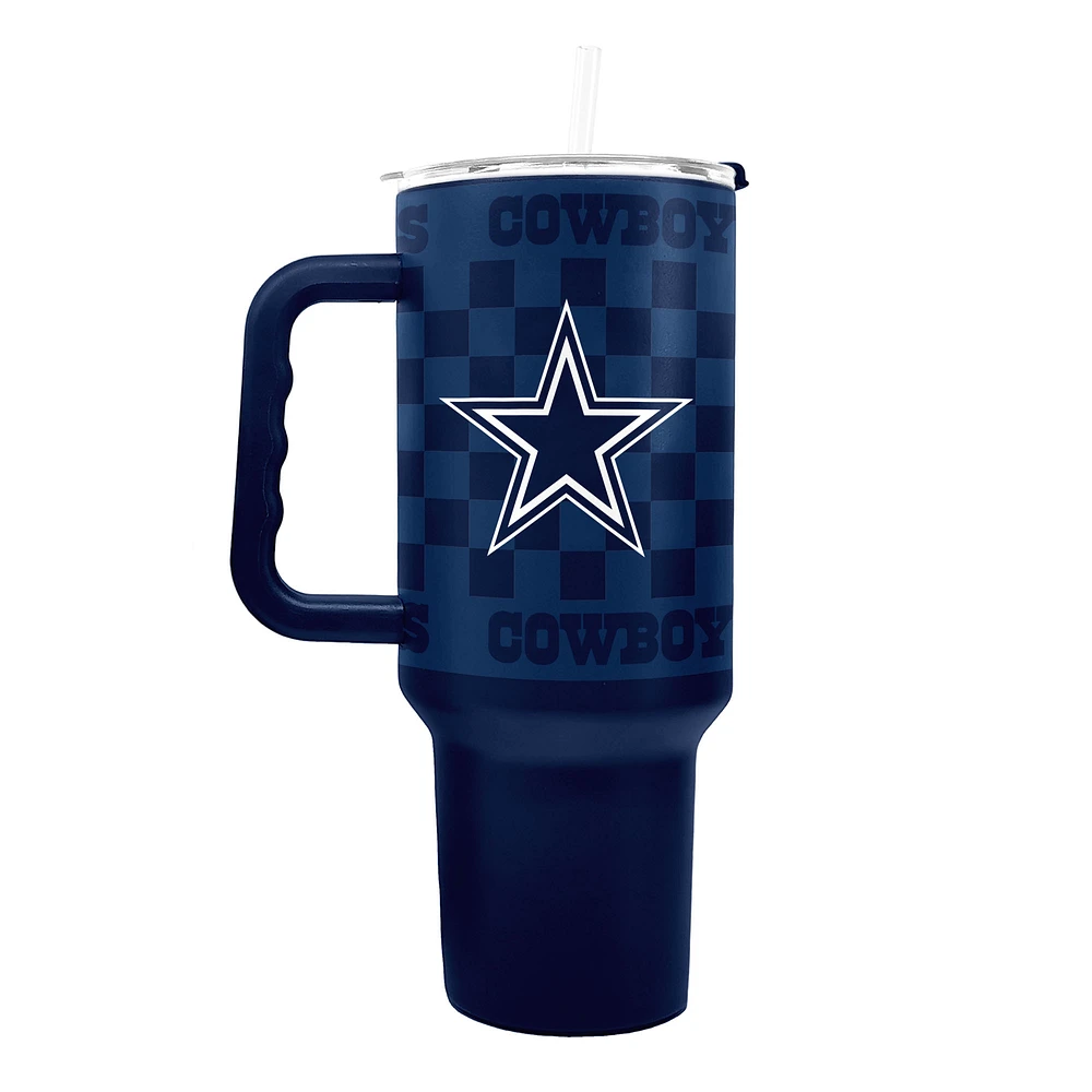 Dallas Cowboys 40oz. Checkered Stainless Steel Tumbler