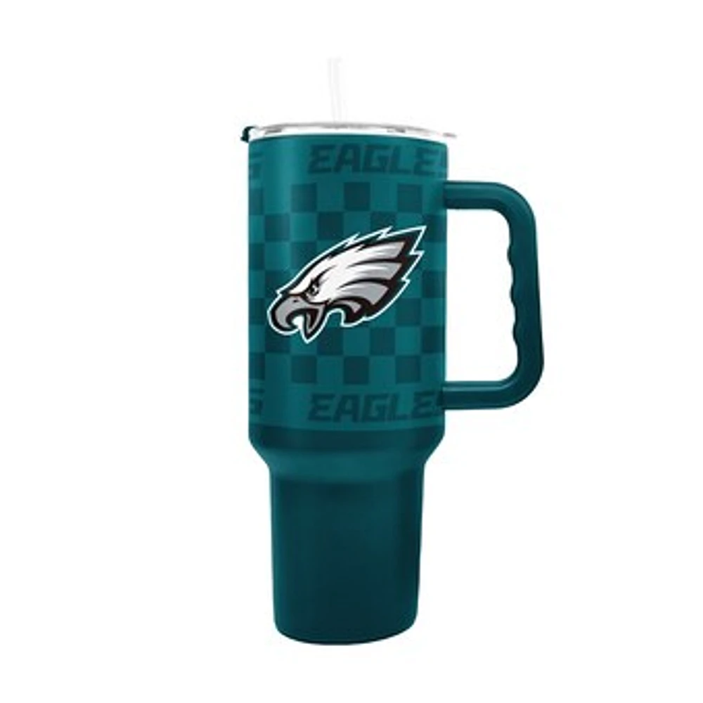 Philadelphia Eagles 40oz Checkered Stainless Steel Tumbler