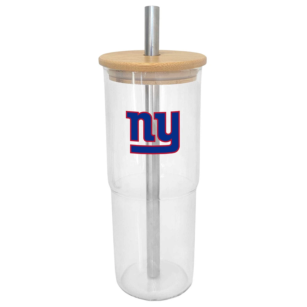 New York Giants 24oz. Glass Tumbler