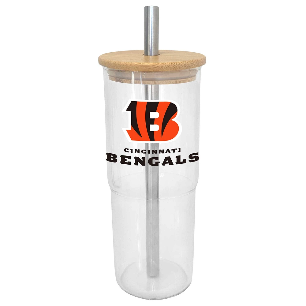 Cincinnati Bengals 24oz. Glass Tumbler