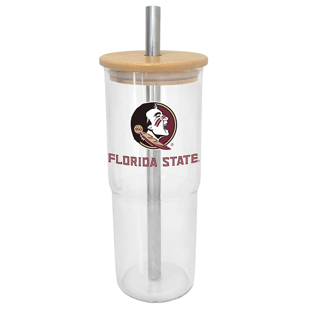 Florida State Seminoles 24oz. Glass Tumbler