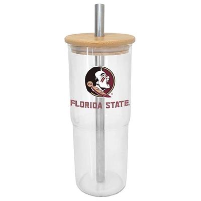 Florida State Seminoles 24oz. Glass Tumbler