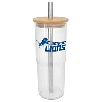 Detroit Lions 24oz. Glass Tumbler