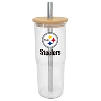 Pittsburgh Steelers 24oz. Glass Tumbler