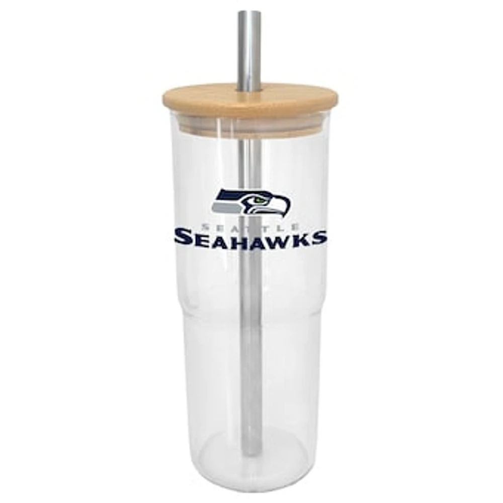 Seattle Seahawks 24oz. Glass Tumbler