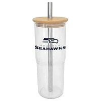 Seattle Seahawks 24oz. Glass Tumbler