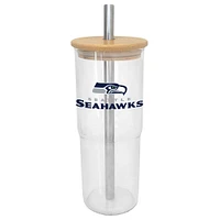 Seattle Seahawks 24oz. Glass Tumbler