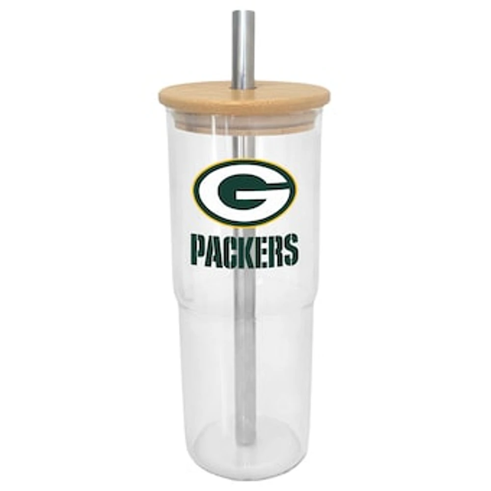 Green Bay Packers 24oz. Glass Tumbler