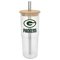 Green Bay Packers 24oz. Glass Tumbler