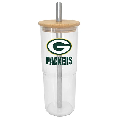 Green Bay Packers 24oz. Glass Tumbler