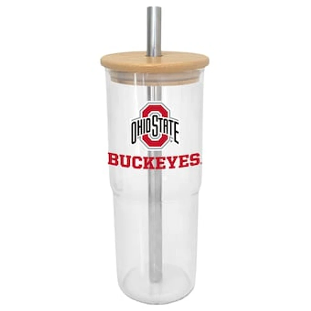 Ohio State Buckeyes 24oz. Glass Tumbler