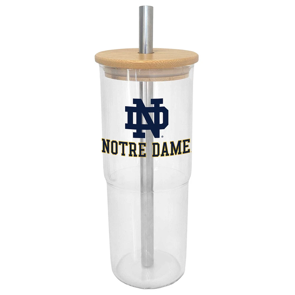 Notre Dame Fighting Irish 24oz. Glass Tumbler