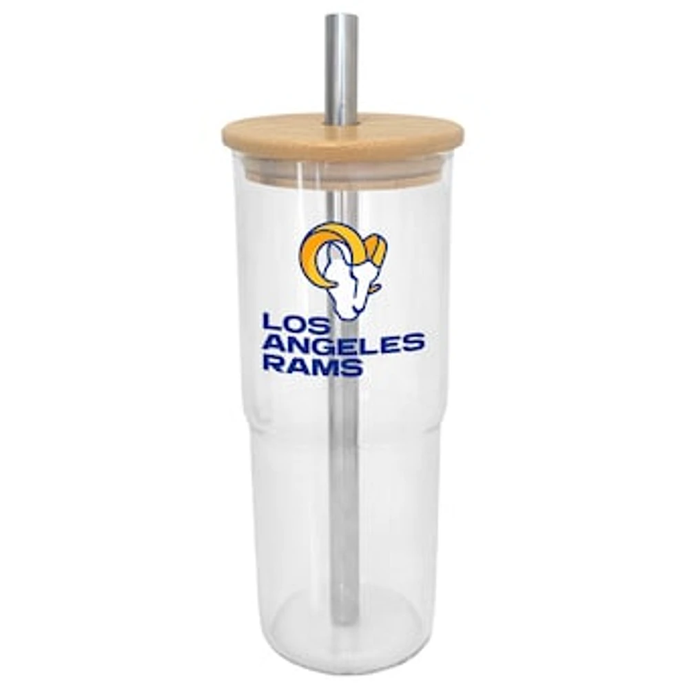 Los Angeles Rams 24oz. Glass Tumbler