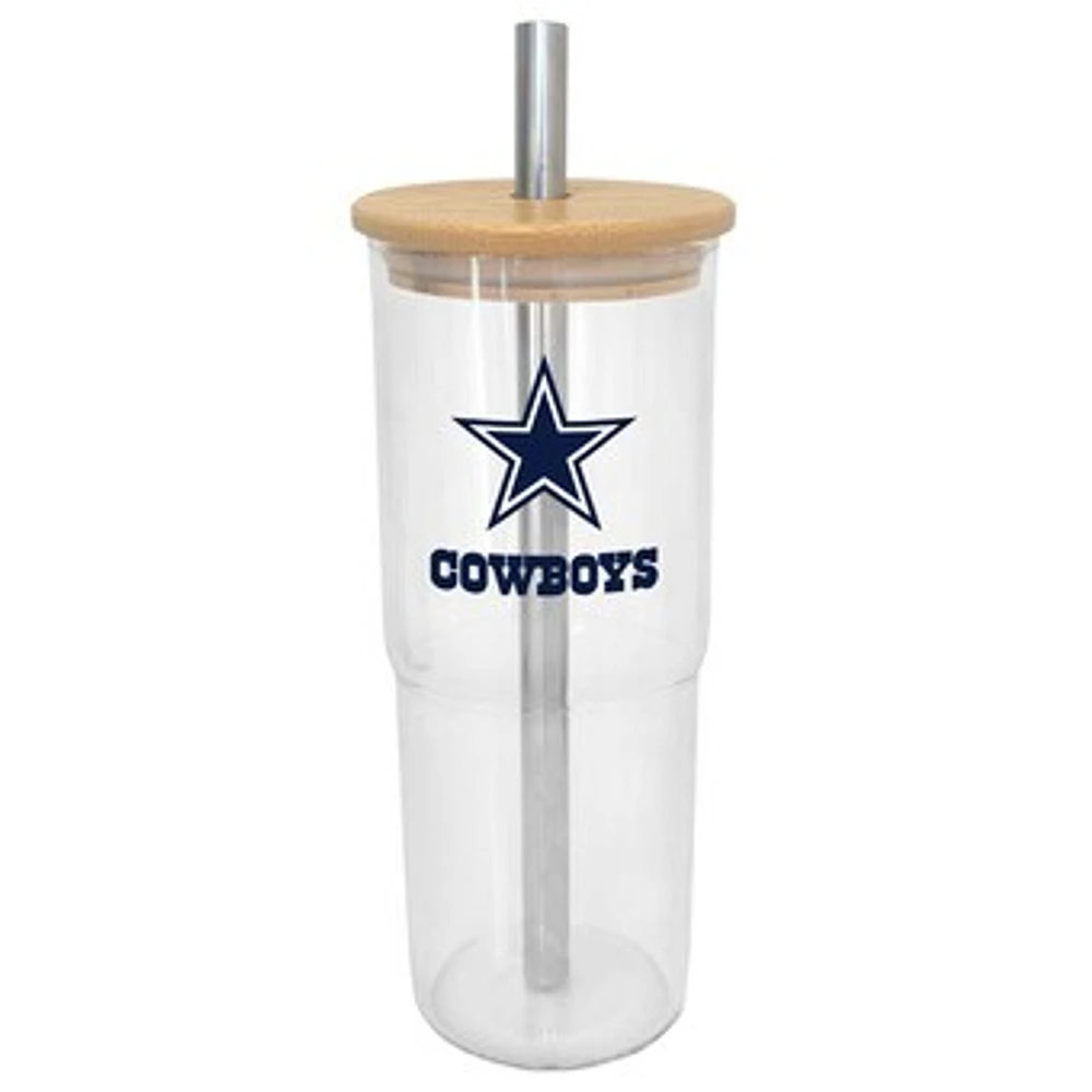 Dallas Cowboys 24oz. Glass Tumbler