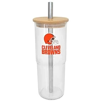 Cleveland Browns 24oz. Glass Tumbler