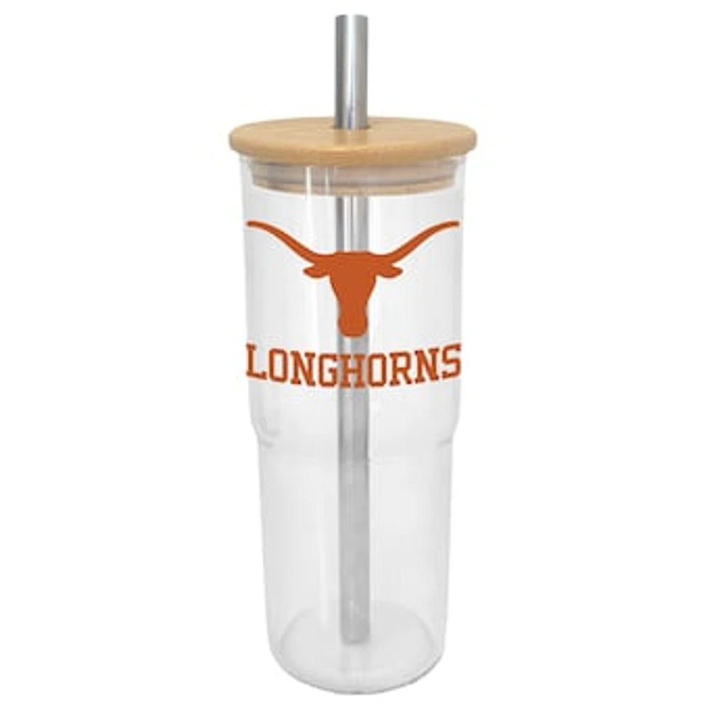 Texas Longhorns 24oz. Glass Tumbler