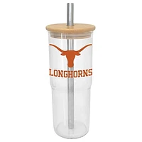 Texas Longhorns 24oz. Glass Tumbler