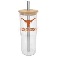 Texas Longhorns 24oz. Glass Tumbler