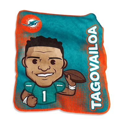 Tua Tagovailoa Miami Dolphins 50" x 60" Emoji Blanket