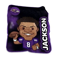 Lamar Jackson Baltimore Ravens 50" x 60" Emoji Blanket