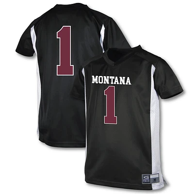 Youth Garb #1 Black Montana Grizzlies Football Jersey
