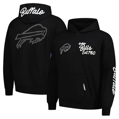 Men's Pro Standard Black Buffalo Bills Paint the City Pullover Hoodie