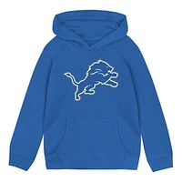 Toddler Blue Detroit Lions Logo Pullover Hoodie