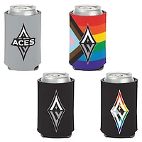 WinCraft Las Vegas Aces 4-Pack 12oz. Can & Slim Can Cooler Set