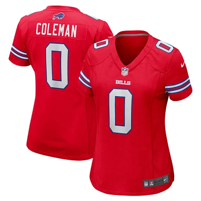 Women's Nike Keon Coleman  Red Buffalo Bills Alternate Game Jersey