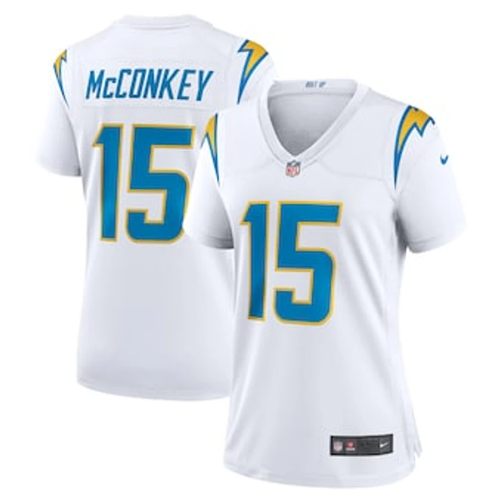 Women's Nike Ladd McConkey  White Los Angeles Chargers Game Jersey