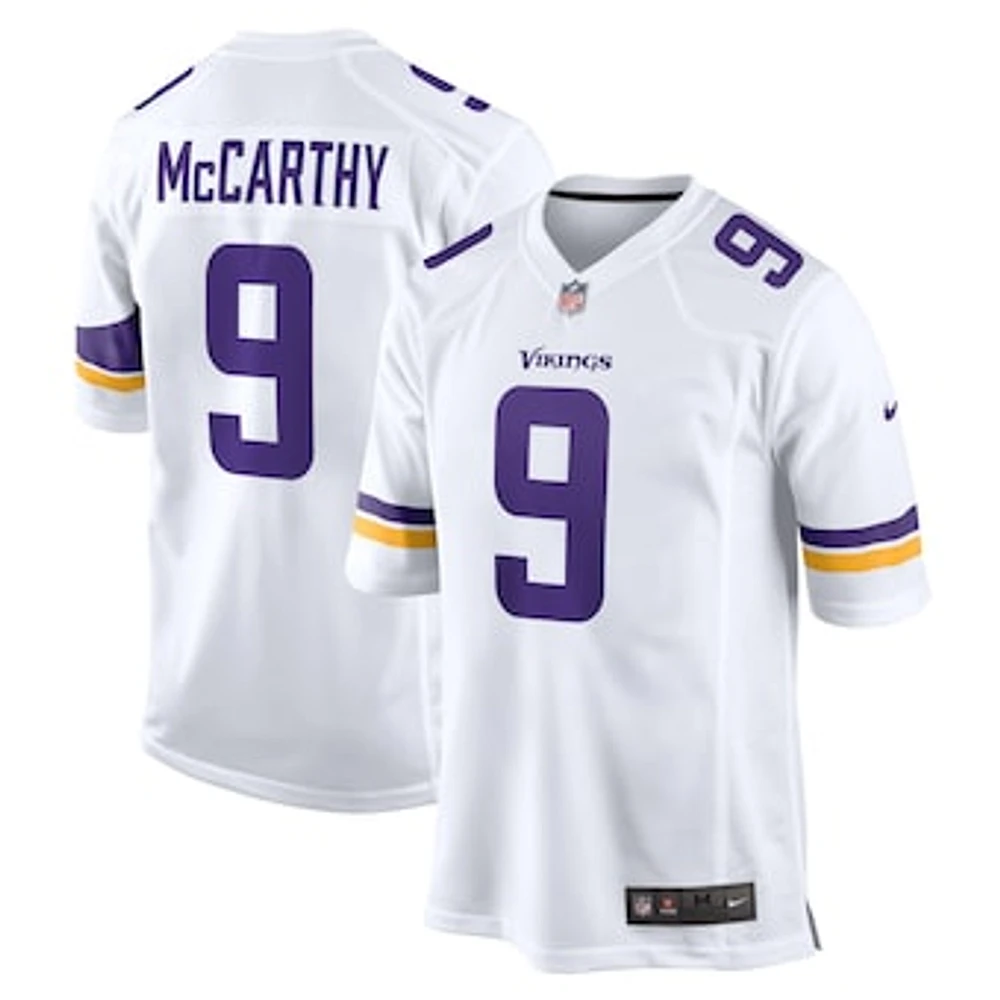 Men's Nike J.J. McCarthy  White Minnesota Vikings Game Jersey