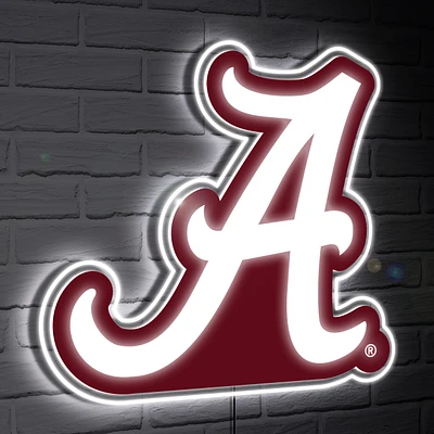 Alabama Crimson Tide LED Team Logo Shaped Lighted Wall Sign