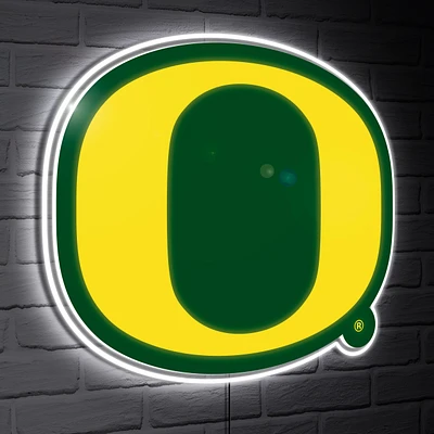 Oregon Ducks LED Team Logo Shaped Lighted Wall Sign