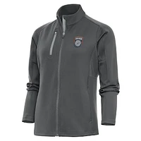Women's Antigua Gray San Diego FC Generation Full-Zip Jacket