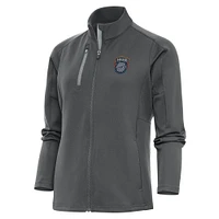Women's Antigua Gray San Diego FC Generation Full-Zip Jacket