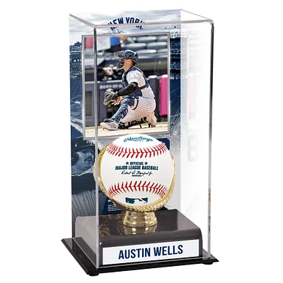 Austin Wells New York Yankees Sublimated Display Case with Image